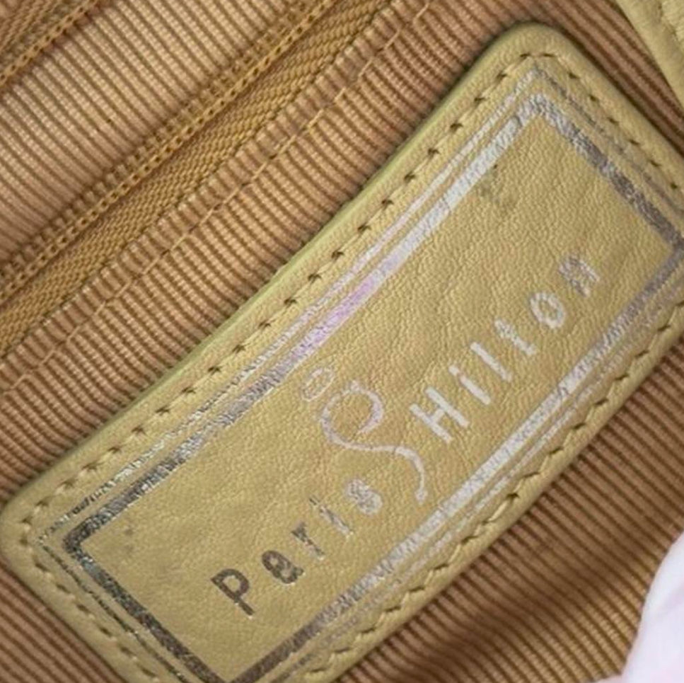 Paris Hilton Cream Chain Handle Bag