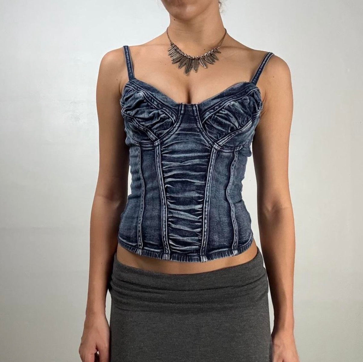 Baby Phat Denim Corset