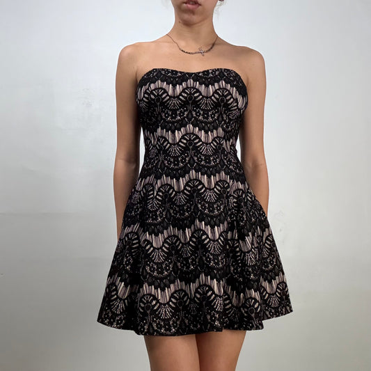 Black Lace Mini Dress