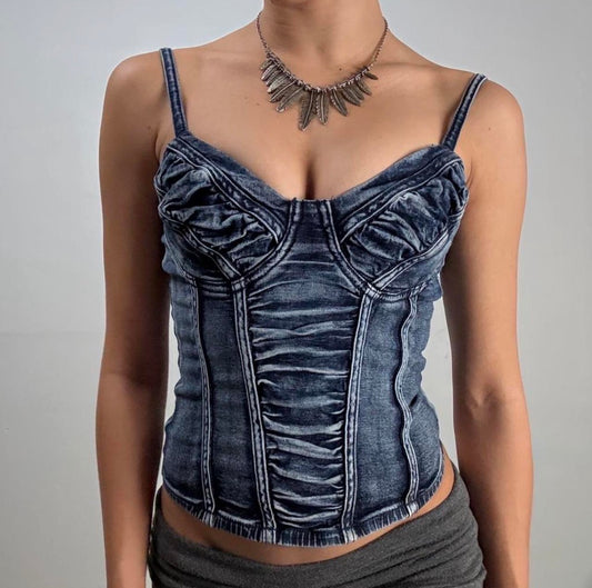 Baby Phat Denim Corset