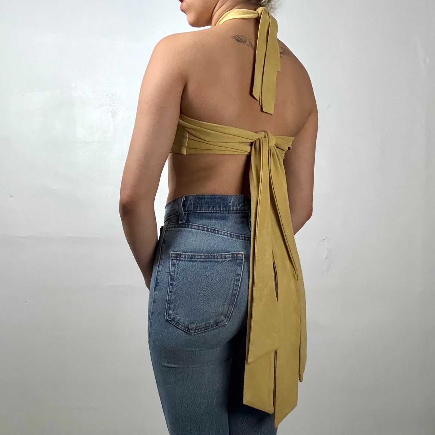 Statement Halter Tie Top
