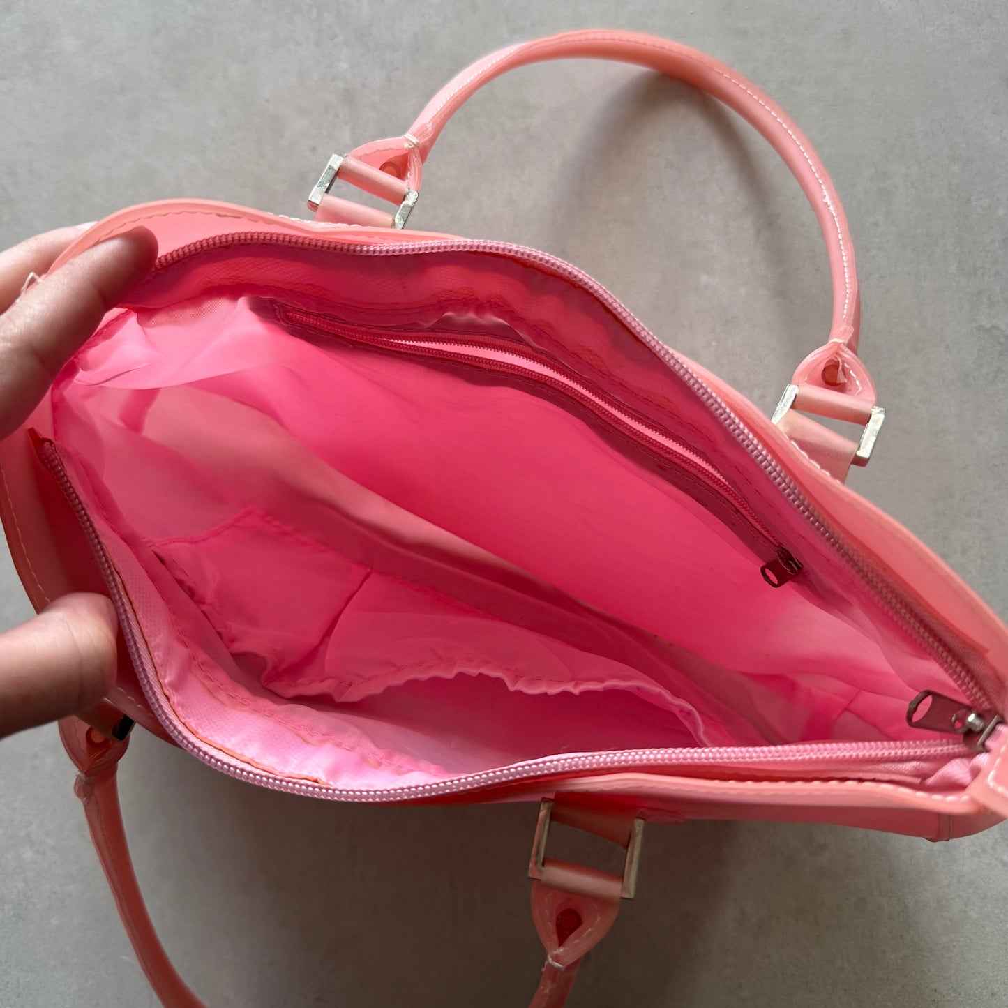 Frosted "d" Jelly Shoulder Bag