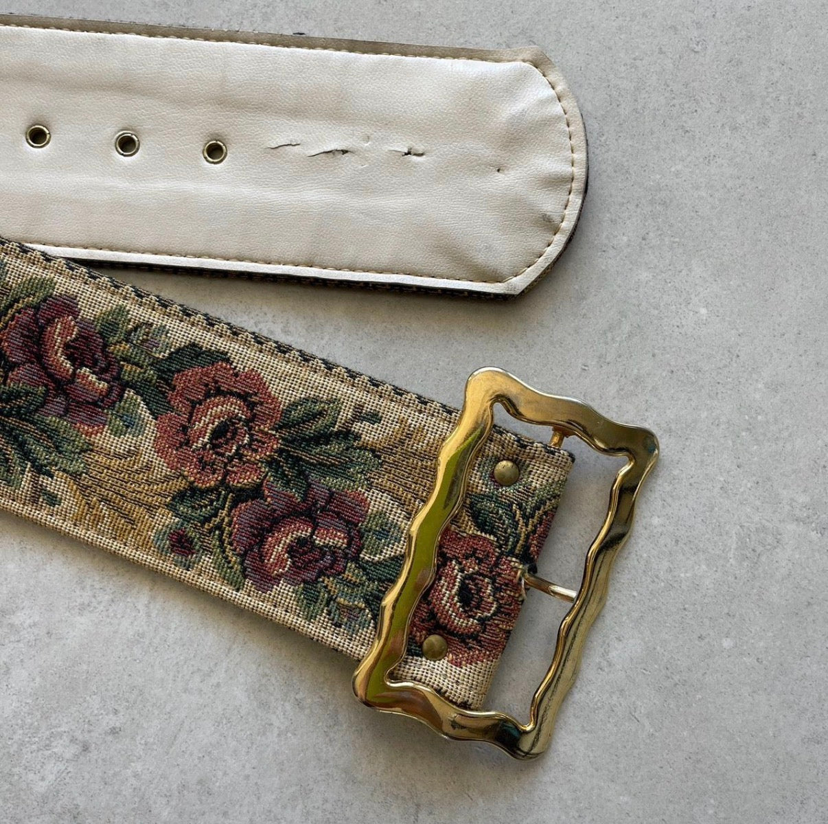 Floral Tapestry Belt
