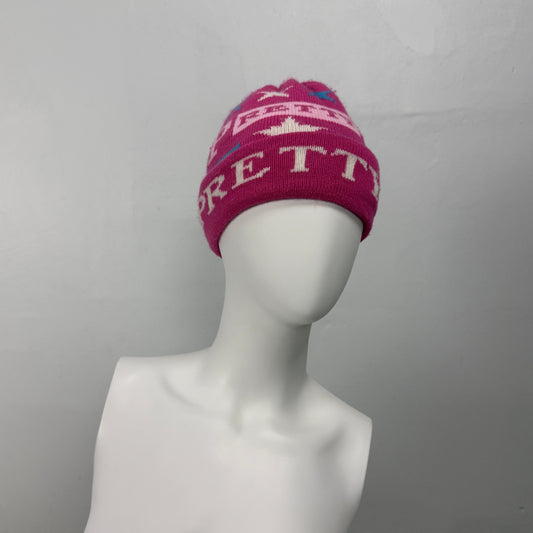 “PRETTY” Graphic Knit Beanie
