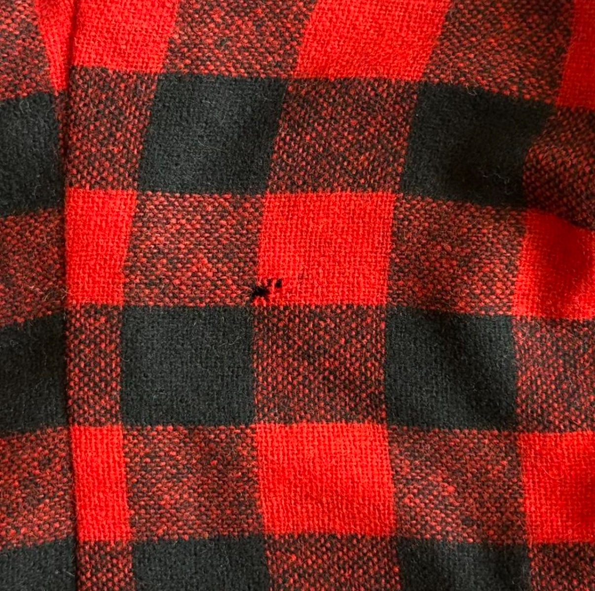 Red Pointed Bust Wool Dress