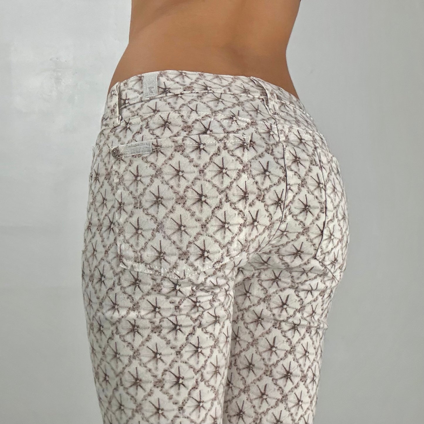 7 For All Mankind Patterned Skinnies