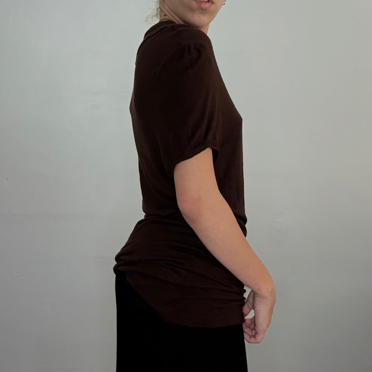 Slouch Mock Neck Top