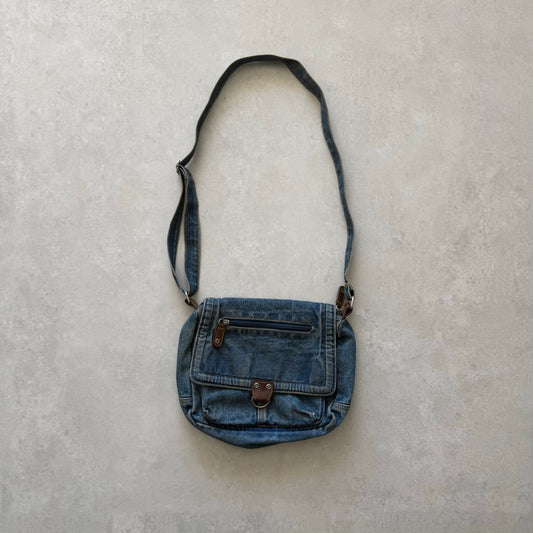 Denim Messenger Bag