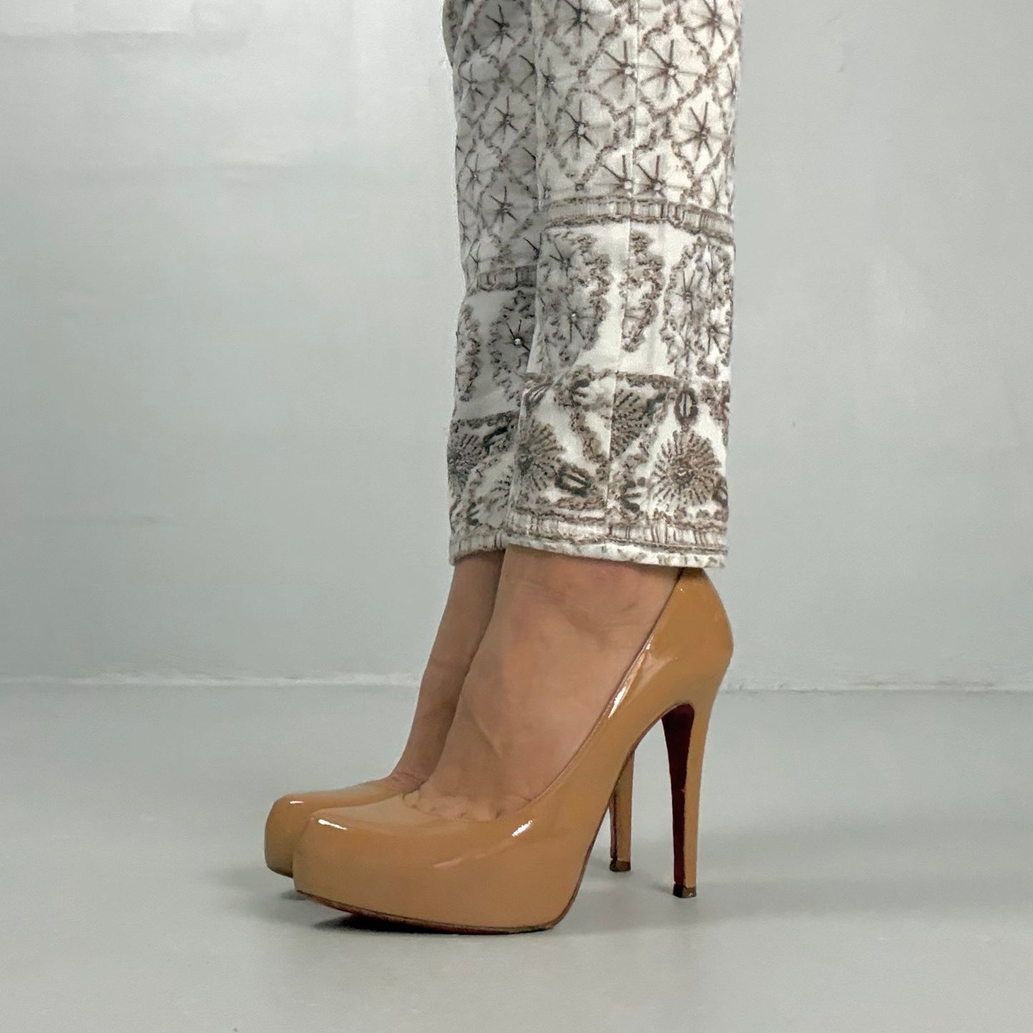 7 For All Mankind Patterned Skinnies