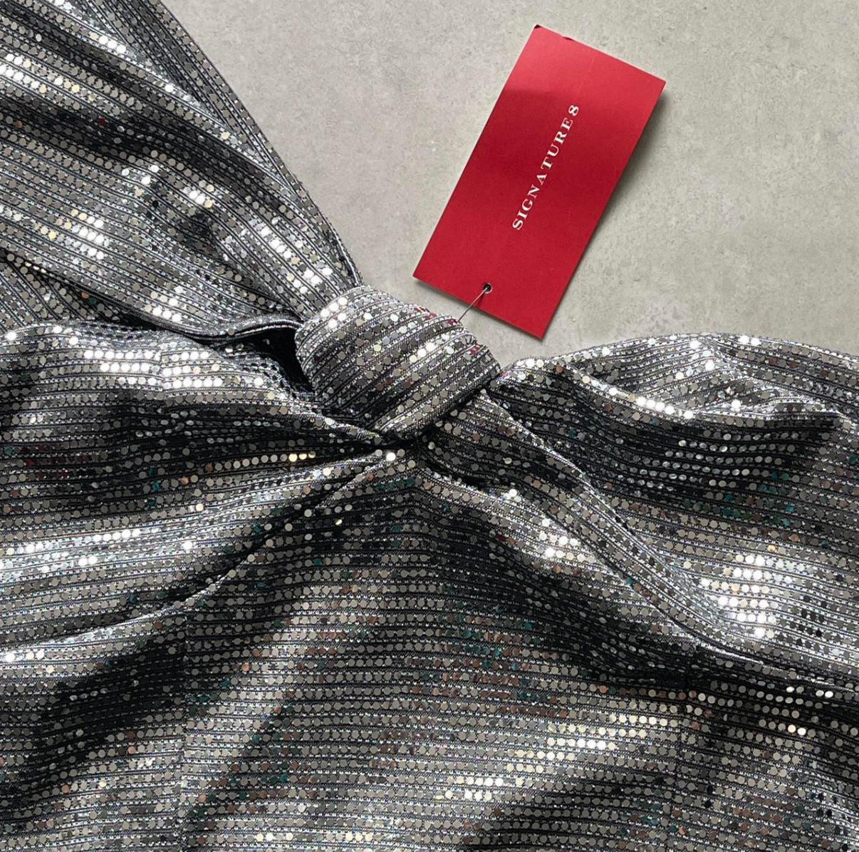 Asymmetrical Sparkle Crop Top