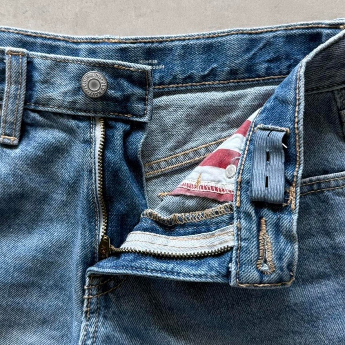 Flag Pocket Denim Shorts