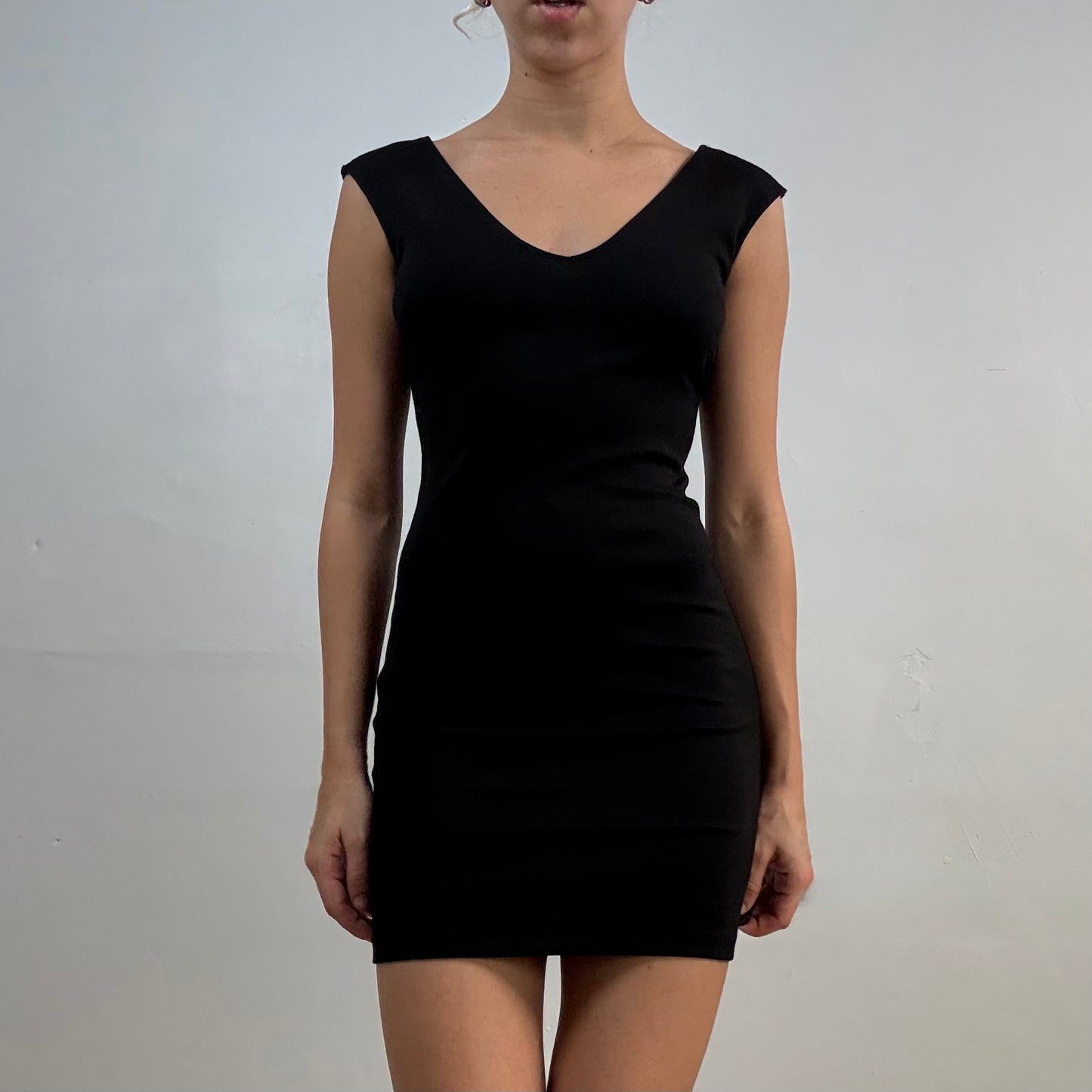 V-Neck Mini Bodycon