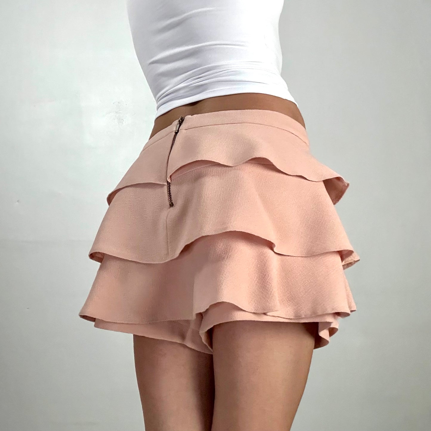 Tiered Ruffle Mini Shorts