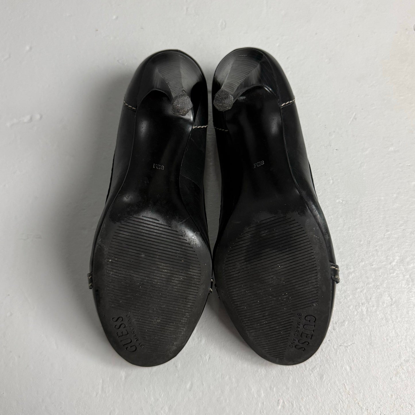 Guess Leather Buckle Heels