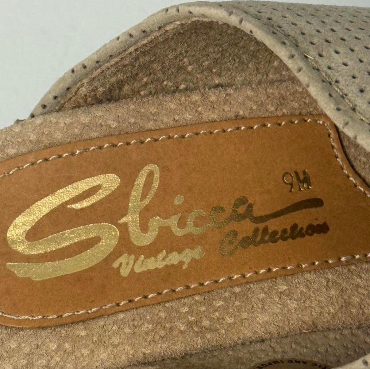 Suede Cork Wedge Sandals