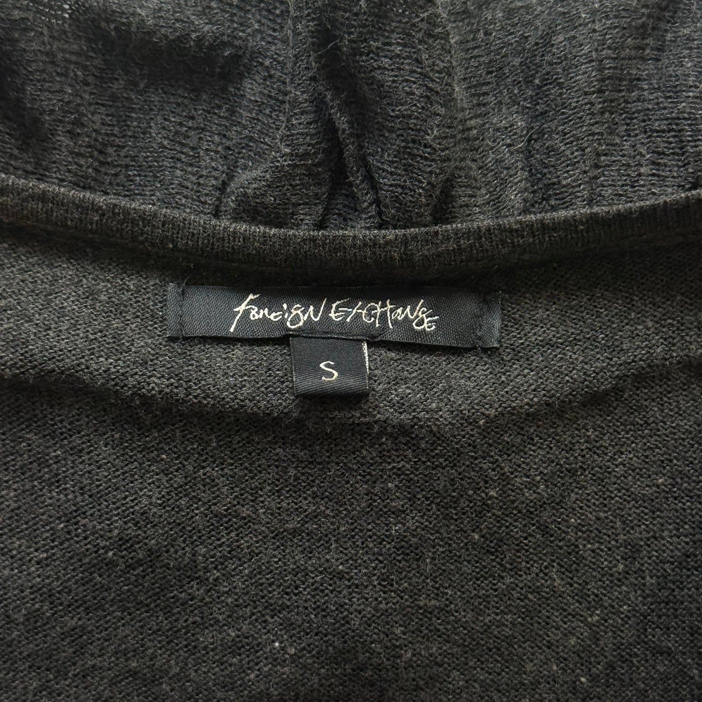 Grey Ruffle Cardigan