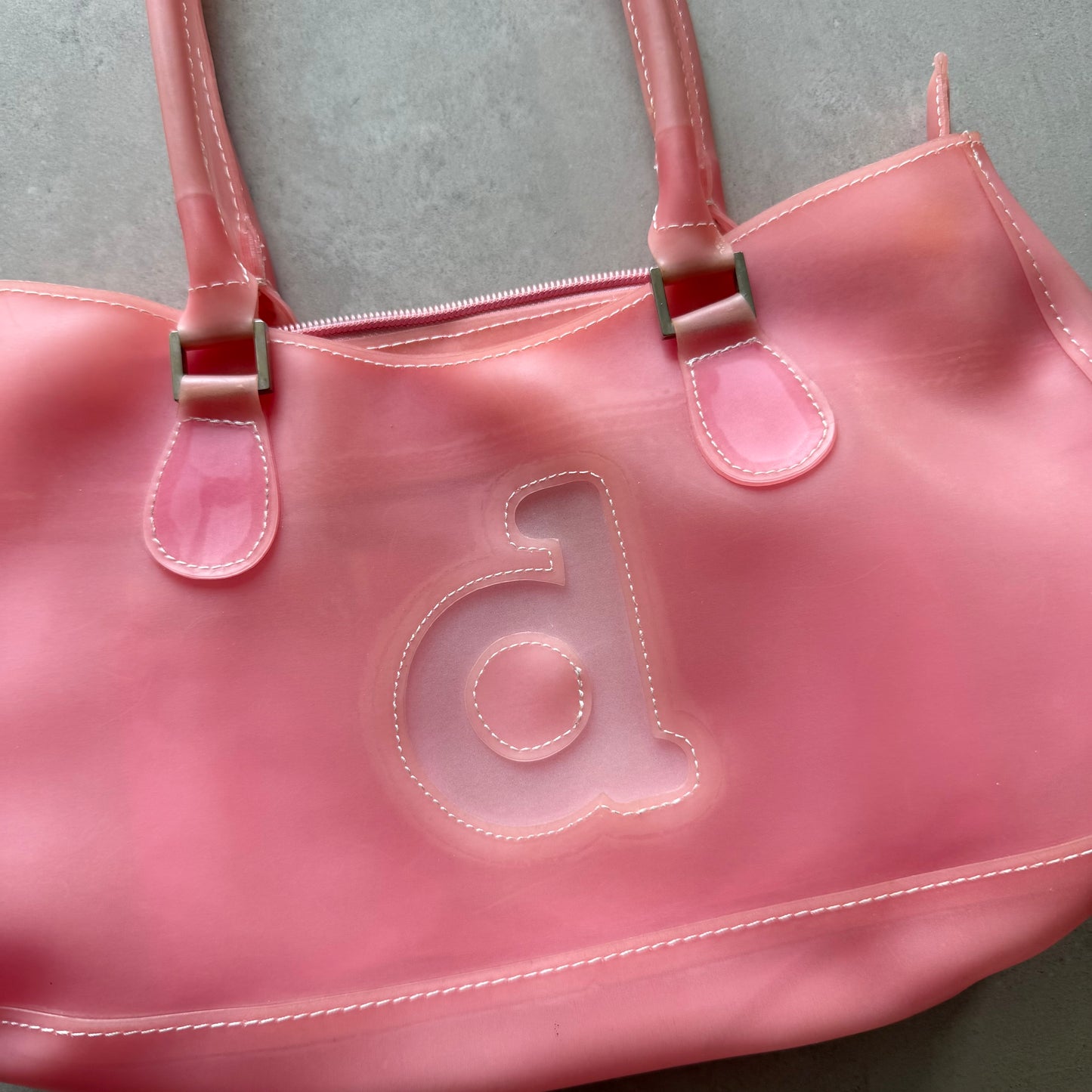 Frosted "d" Jelly Shoulder Bag