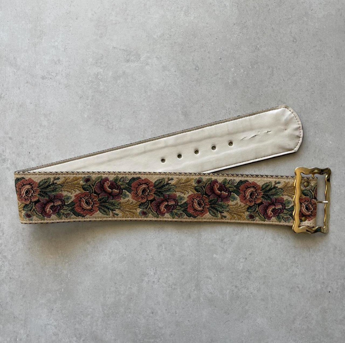 Floral Tapestry Belt