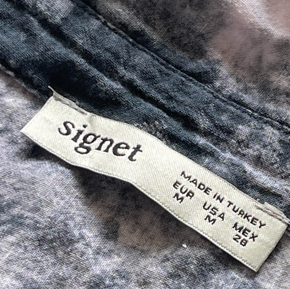 Distressed Denim Shirt Dress