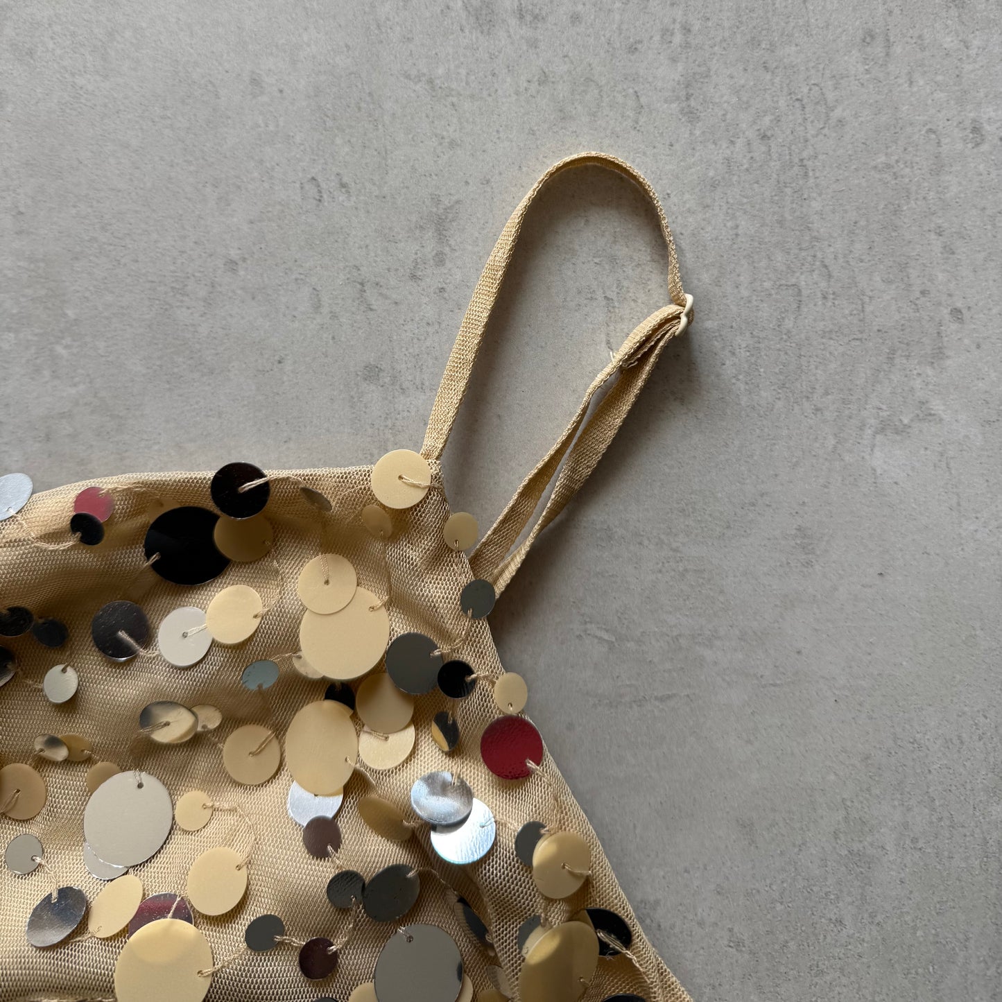 Sequin Disc Mini Dress