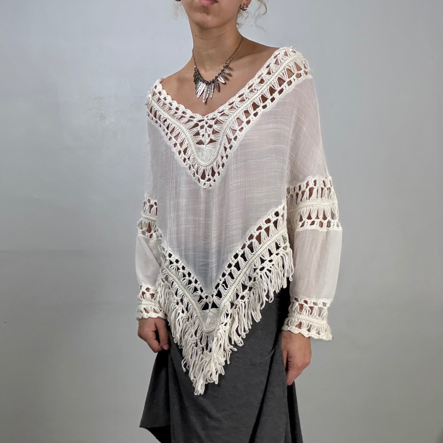 Mesh & Crochet Cover-Up