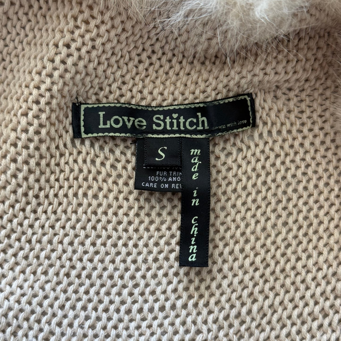 Pom-Pom Long Knit Vest