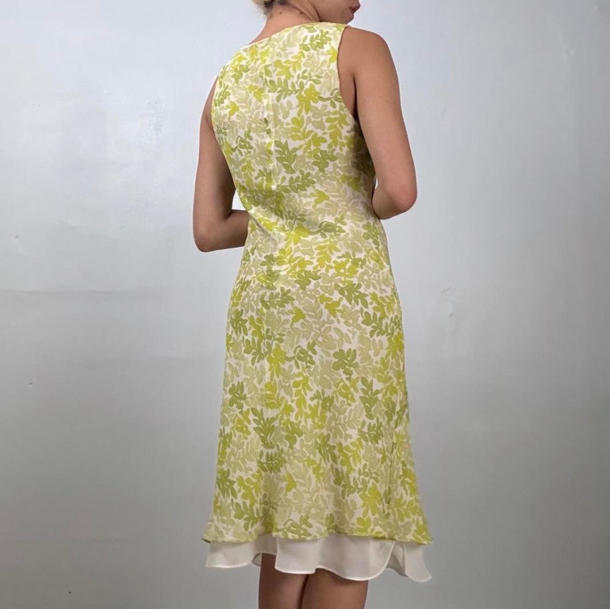 Tie Front Floral Mini