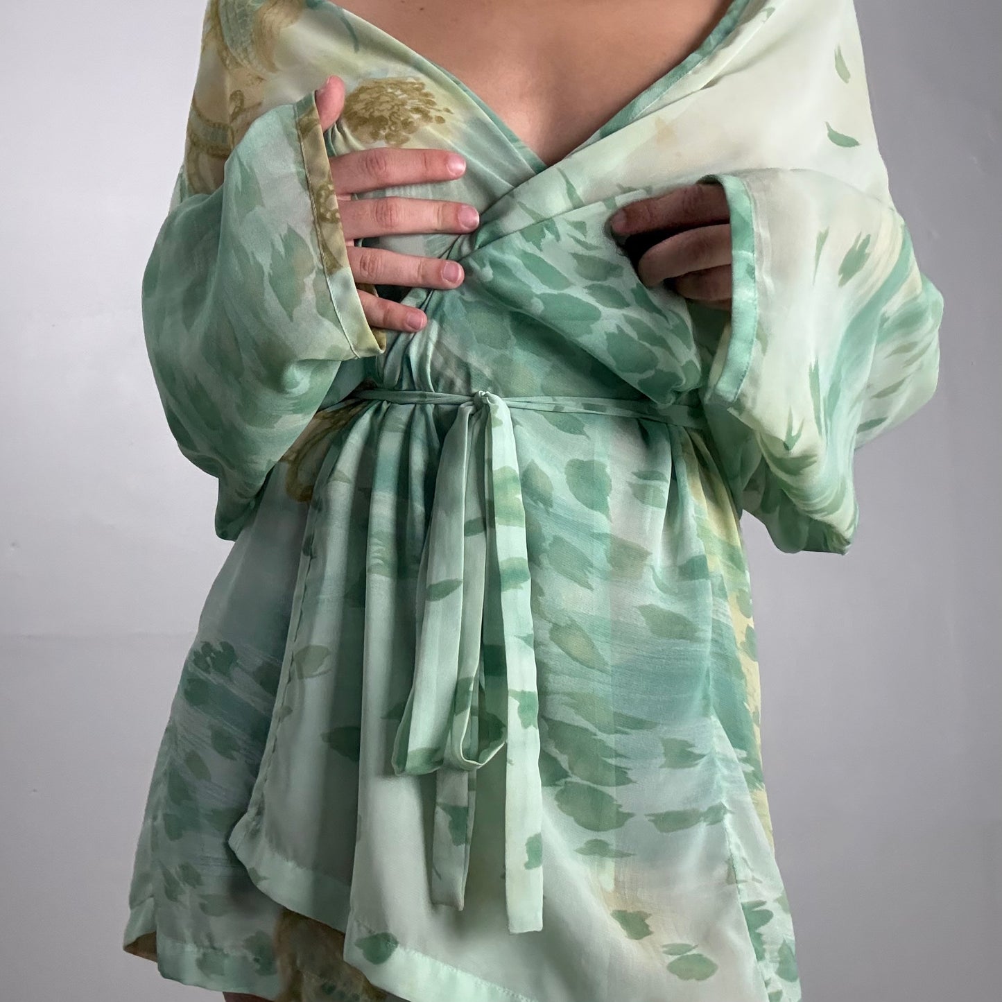 VS Graphic Sheer Robe