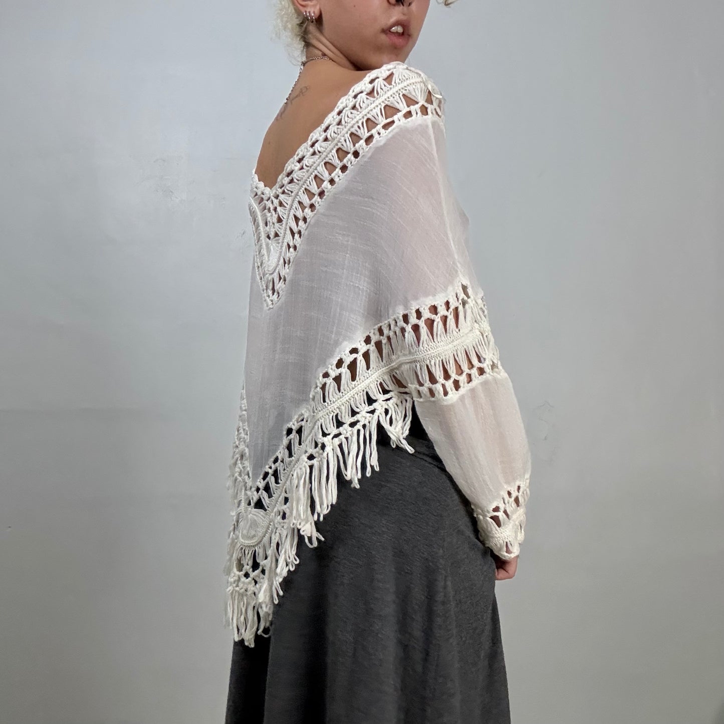 Mesh & Crochet Cover-Up