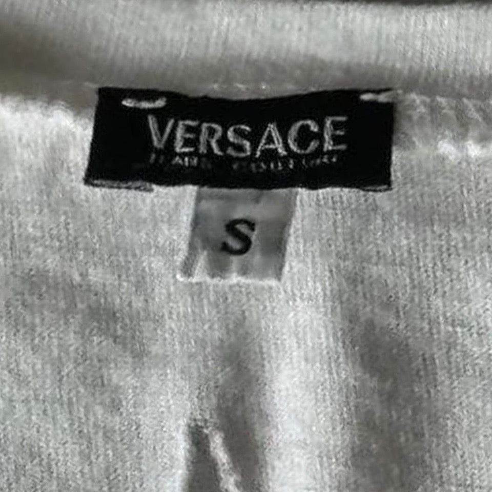 Versace Sheer Burnout Top