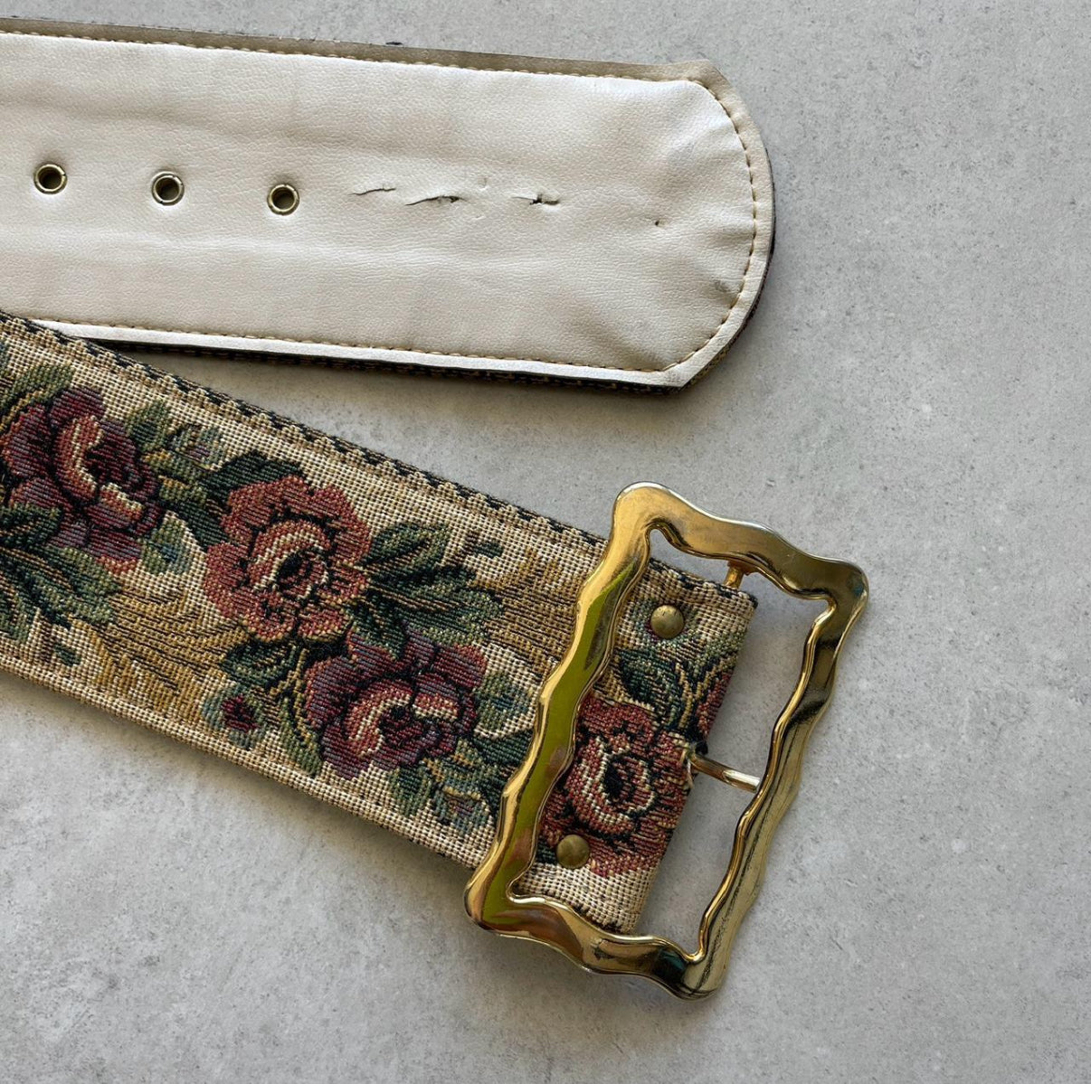 Floral Tapestry Belt