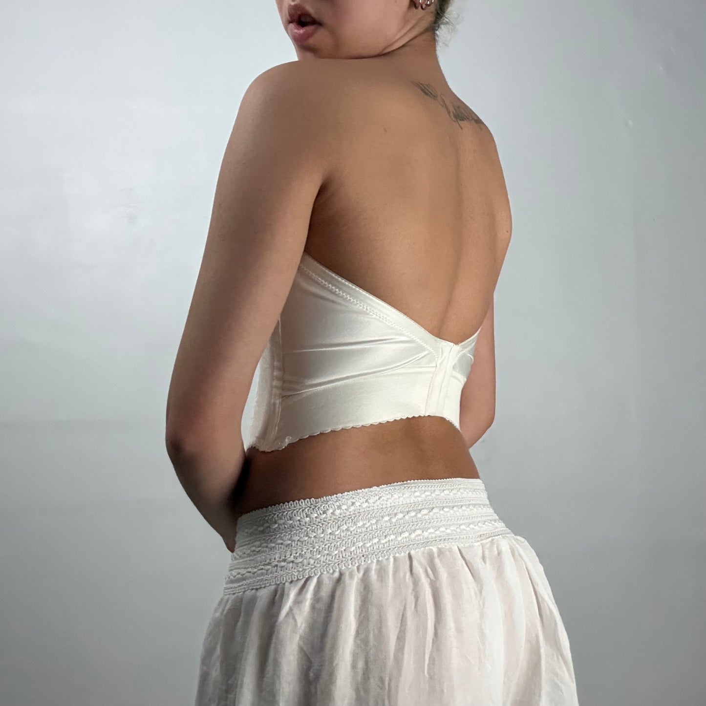 Jacquard Bustier Top