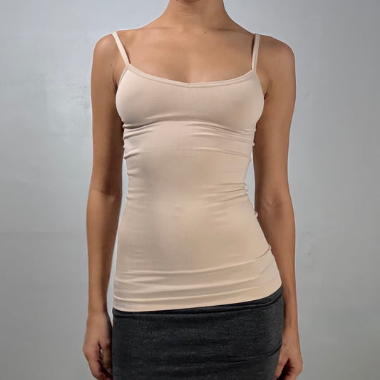 Bebe Beige Logo Cami