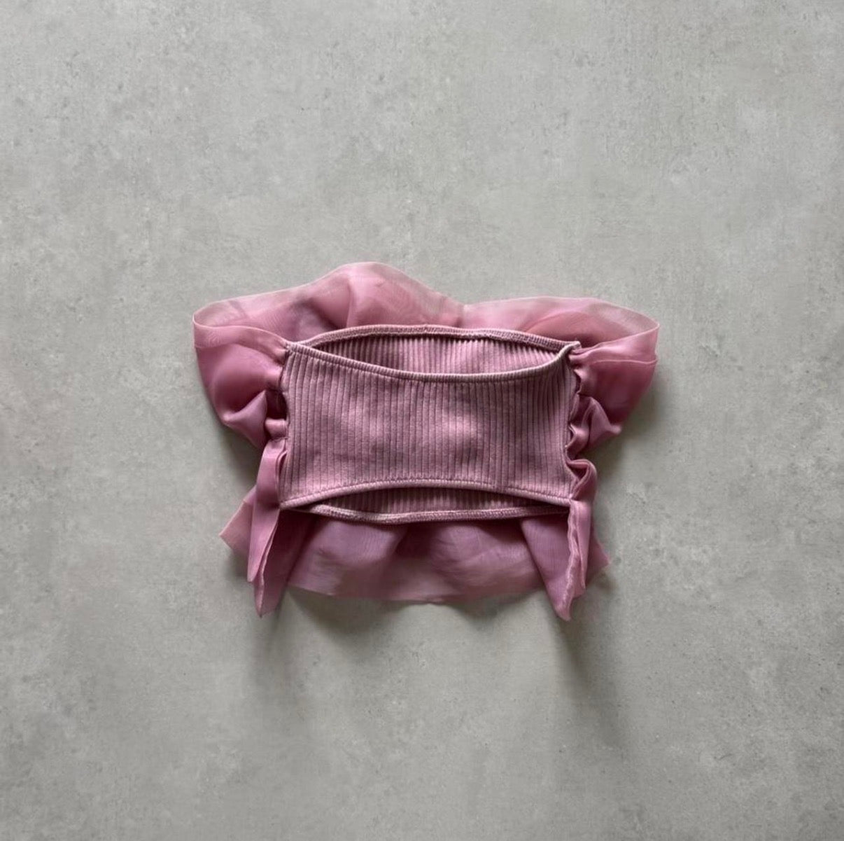 Organza Bandeau Top