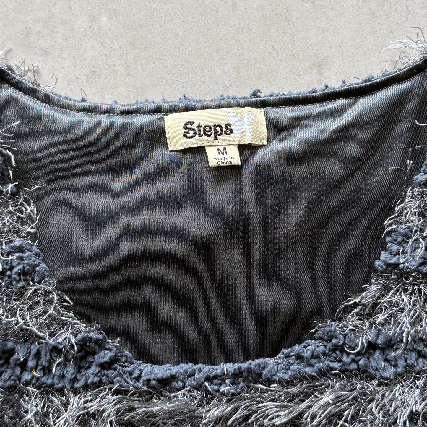 Fuzzy Knit Mini Dress