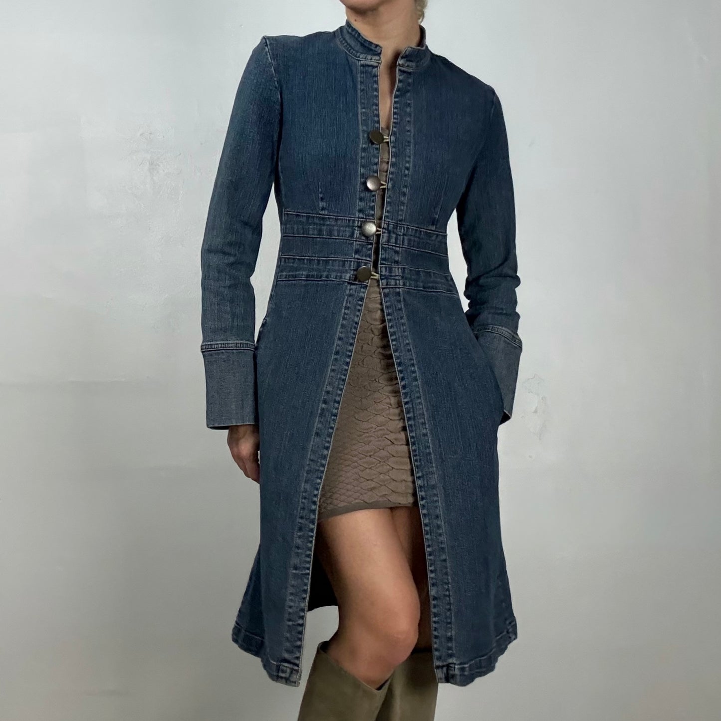 Denim Trench Coat