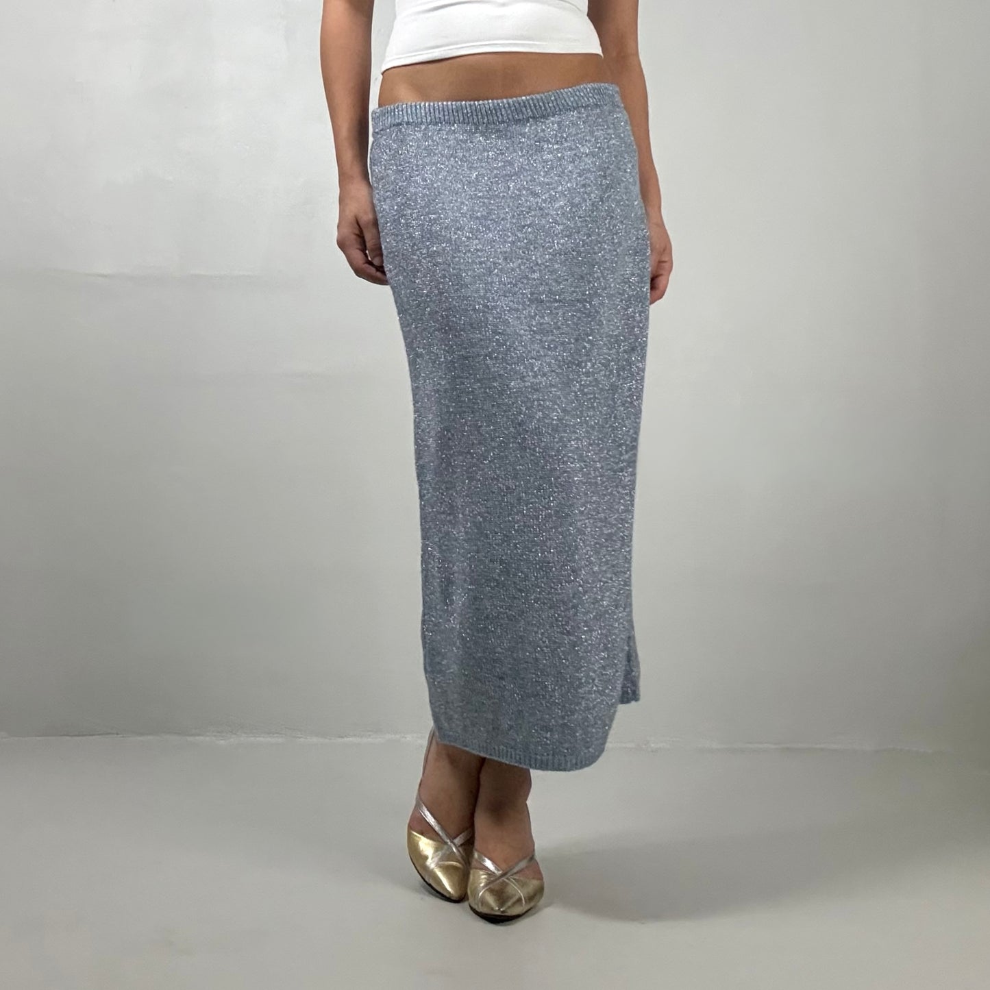 Sparkle Knit Maxi Skirt