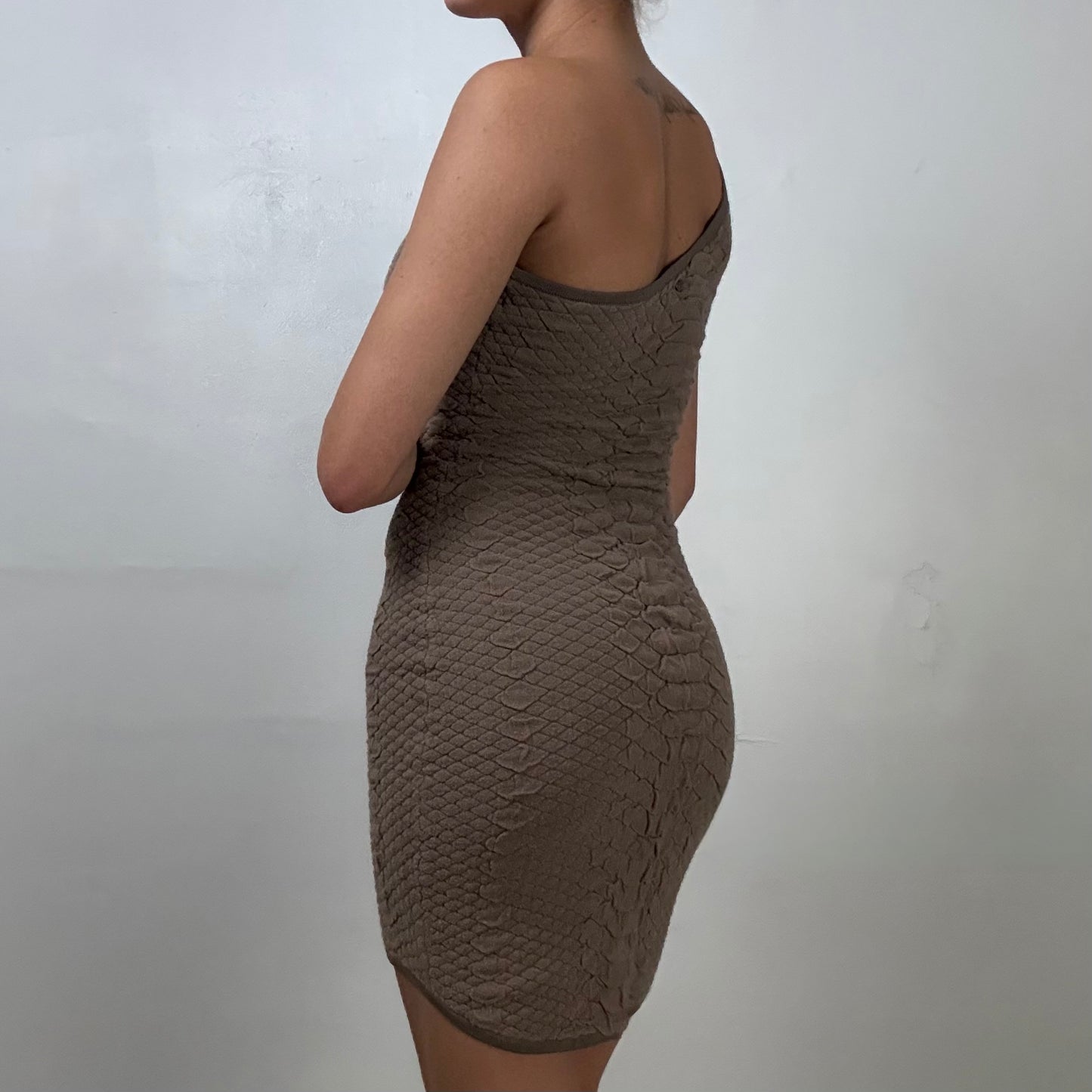 Asymmetrical Scaled Bodycon