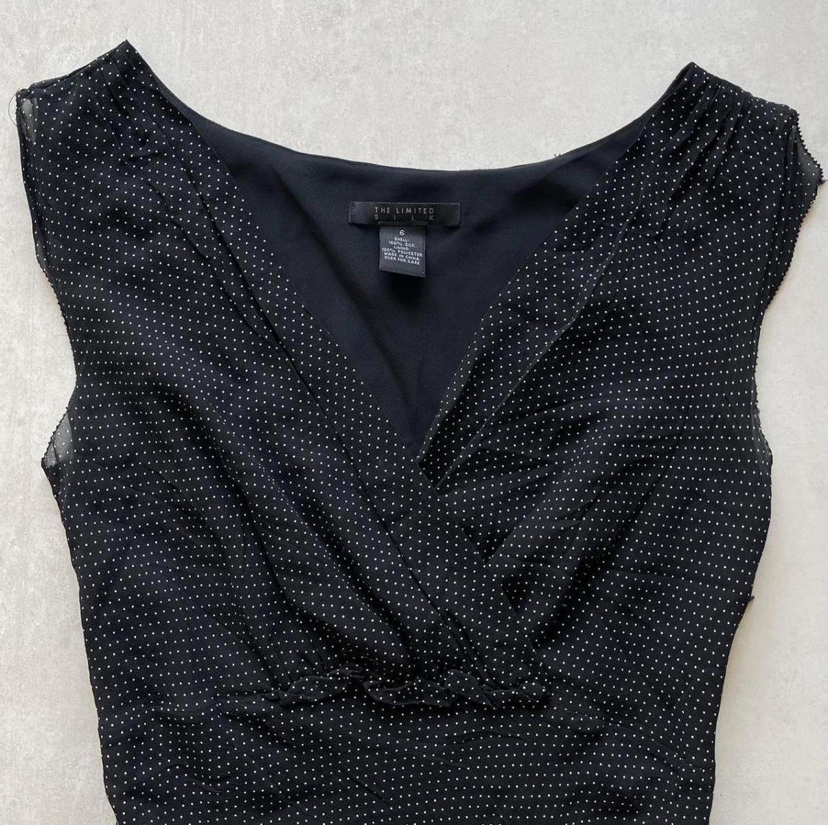 Silk Polka Dot Dress