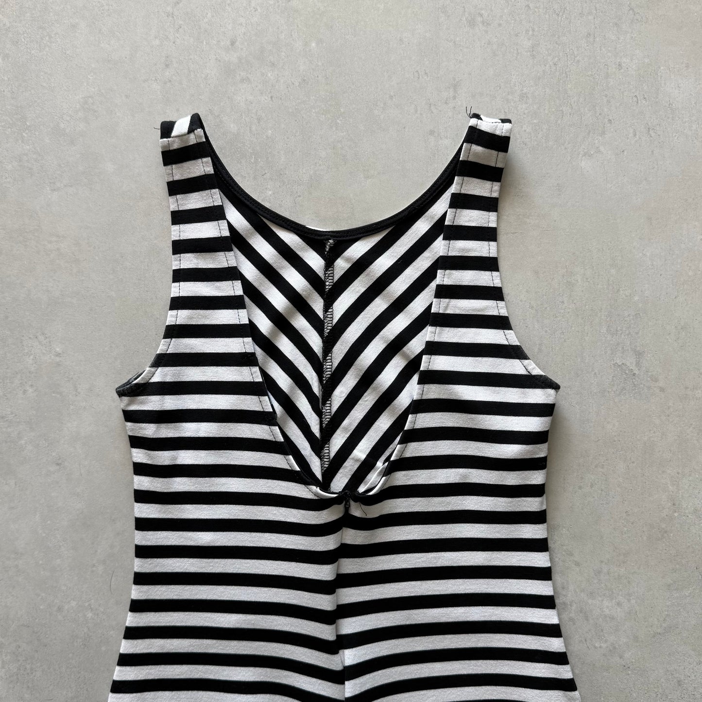 Black & White Striped Mini Dress