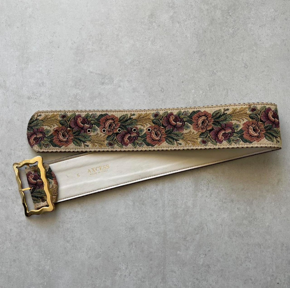 Floral Tapestry Belt