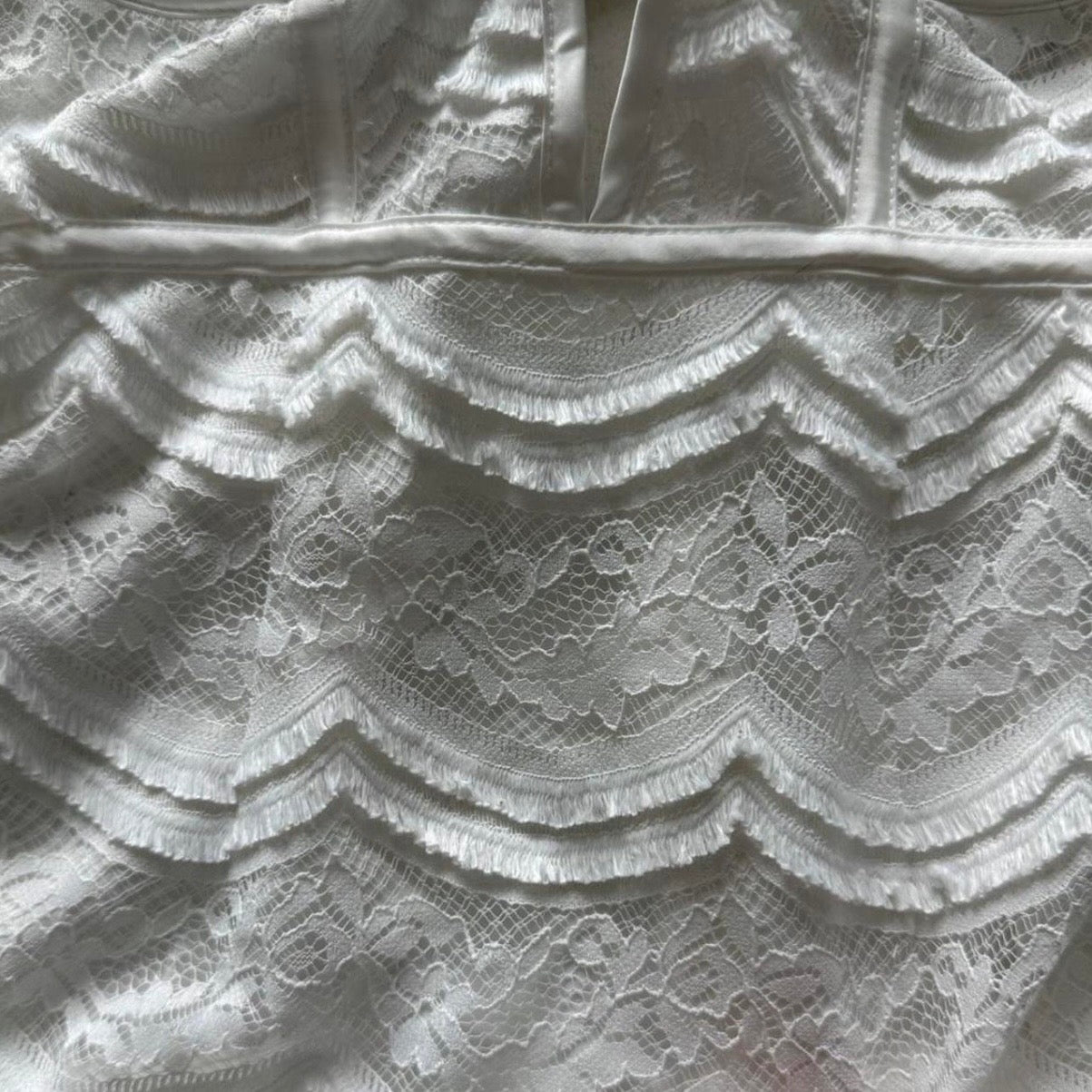 For Love & Lemons Lace Cutout Mini