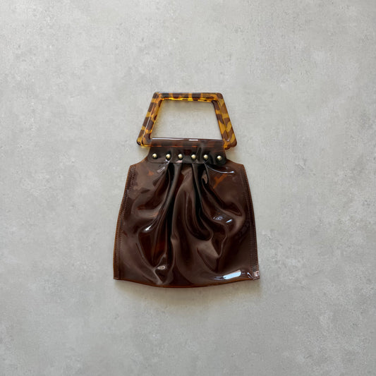Clear Brown Handbag