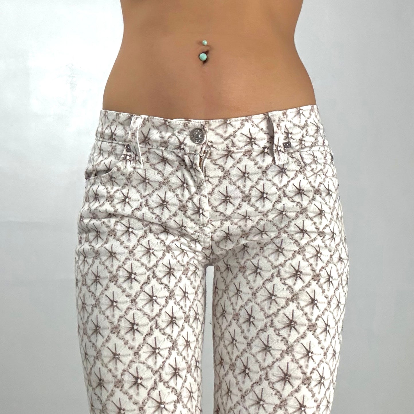 7 For All Mankind Patterned Skinnies