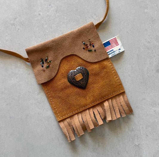 Fringe Pouch Necklace Bag