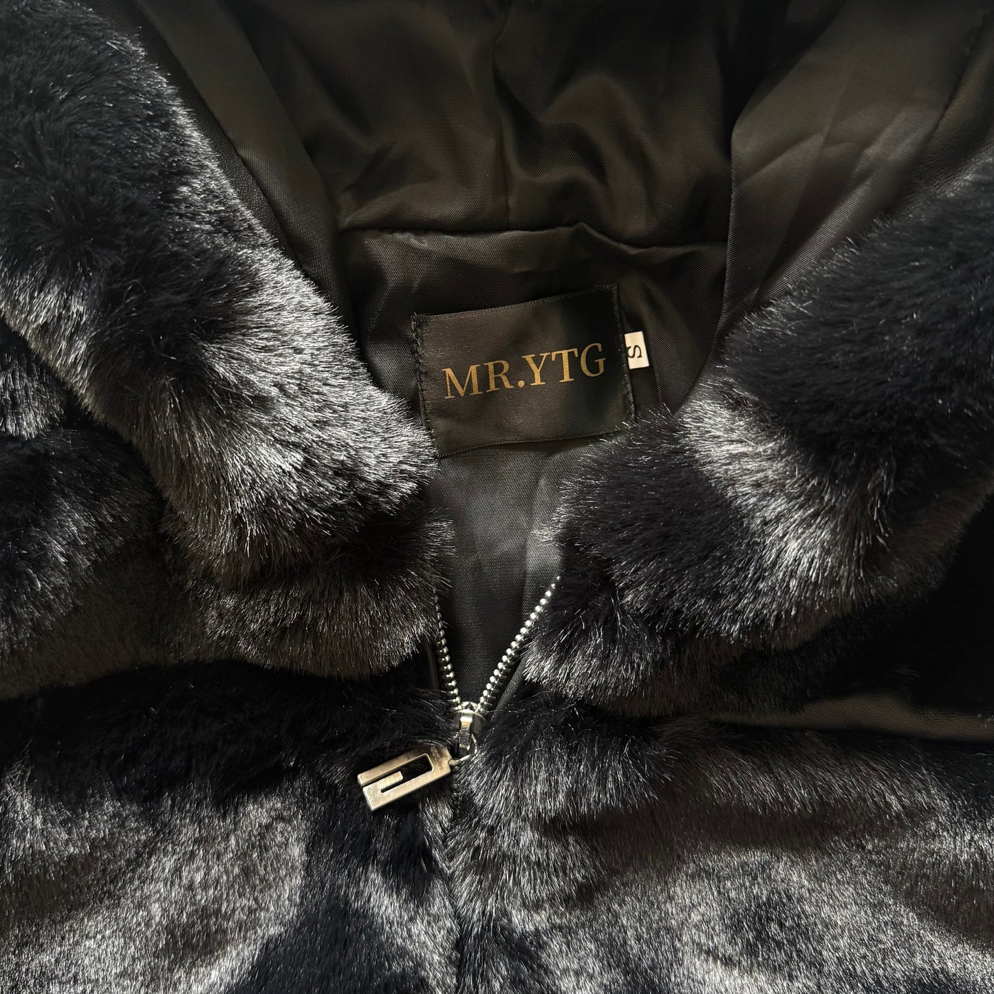 Cropped Fur Hooded Jacket