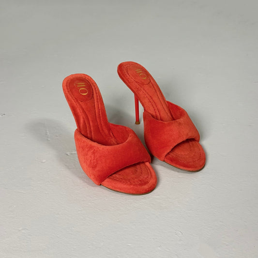 JLO Plush Stiletto Mules