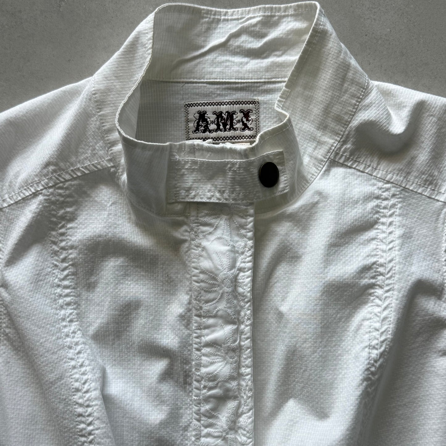 White Utility Drawstring Vest