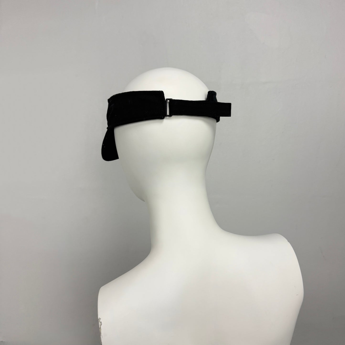 Black Vegas Gothic Cross Visor