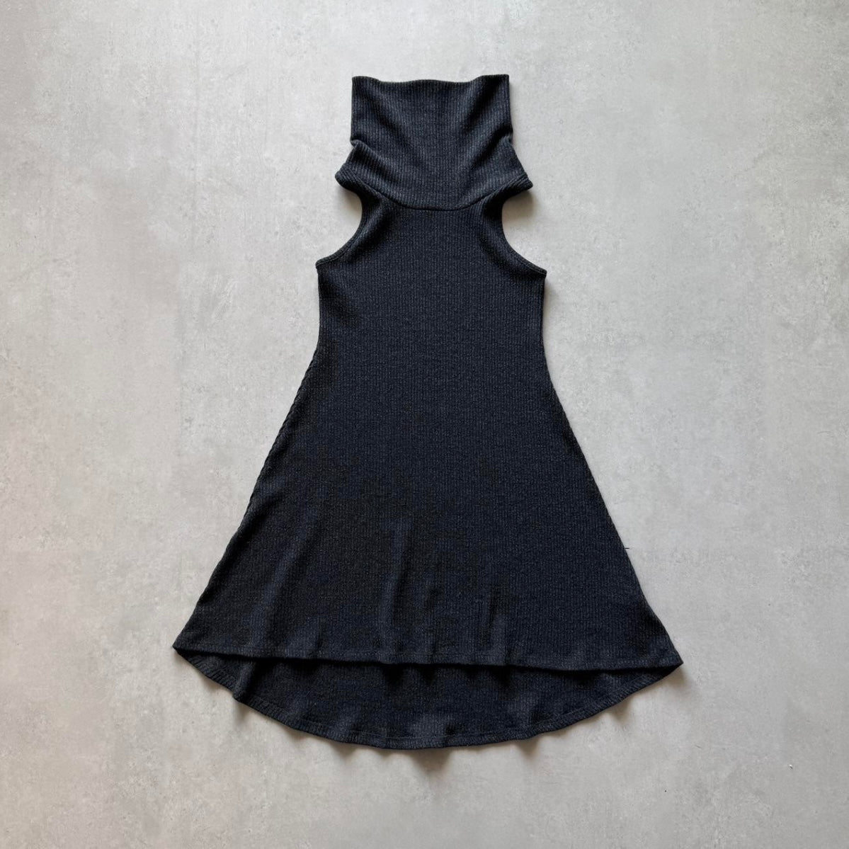 Turtleneck Slouch Sleeveless Dress